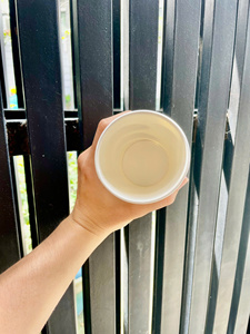 ถ้วยกระดาษผนังสองชั้นแบบย่อยสลายได้สำหรับเครื่องดื่มร้อนถ้วยกาแฟหุ้มฉนวนเป็นมิตรกับสิ่งแวดล้อม - Product Image 2