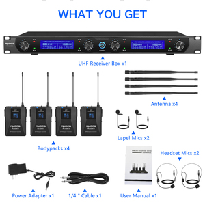 Microphone Offres Spéciales Bodypack microphone de <span class=keywords><strong>bonne</strong></span> <span class=keywords><strong>qualité</strong></span> microphone UHF longue distance de travail - Product Image 6