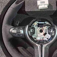 Volant de direction entièrement en Alcantara pour BMW M3 M4 M5 E90 E84 E53 E60 E70 E85 E86 E89 F10 F18 F30 F35 F20 F80