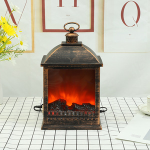 Châu Âu retro phong cách công nghiệp <span class=keywords><strong>LED</strong></span> lò sưởi đèn Mặt dây chuyền nhà hàng khách sạn Kỳ nghỉ trang trí lò sưởi đồ trang trí thủ công - Product Image 2