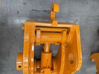 Attache rapide pour excavatrice robuste avec revêtement en poudre et verrou de sécurité pour excavatrice de 25 tonnes, compatible avec godet et compacteur