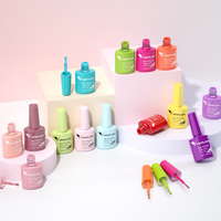 Venalisa Vip5 Vernis Gel Sans HEMA pour Ongles, French Manucure, Laque Émail, Esmaltes, Vernis à Ongles Gel