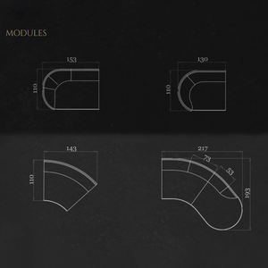 Ensemble de canapés en tissu bleu pour toute la maison, meubles de maison modernes - Product Image 5