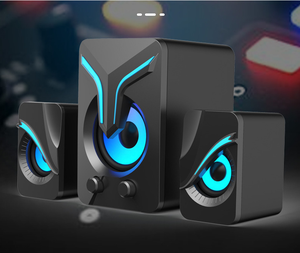 ลำโพงคอมพิวเตอร์แบบมีสาย USB 2.0 สำหรับเดสก์ท็อปและแล็ปท็อป พร้อมไฟ RGB สีสันสดใส ขายส่ง - Product Image 2