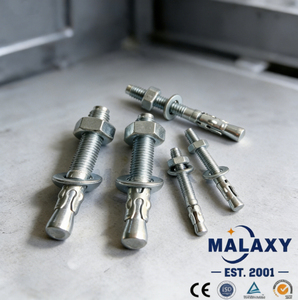 MALAXY Ancrage à <span class=keywords><strong>cale</strong></span> galvanisé en acier à chaud à travers les boulons Ancrage à <span class=keywords><strong>cale</strong></span> - Product Image 1