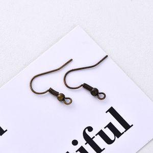 Ganchos para pendientes con resorte y bolas, color dorado, grandes, accesorios de joyería DIY para mujer, cierres metálicos - Product Image 3