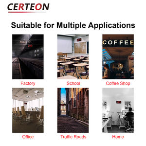 Настенный светодиодный шумомер с сигналом для дома бара класса Цифровой измеритель шума - Product Image 5