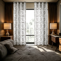 Cortinas Opacas Texturizadas al por Mayor, Persianas Verticales de Varios Estilos, Cortinas de Tela Aislantes Térmicas y Antipolvo