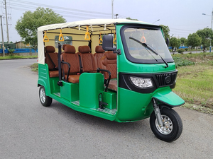 Tricycles électriques à <span class=keywords><strong>trois</strong></span> <span class=keywords><strong>roues</strong></span> pour adultes à vendre, 9 places, véhicule EEC avec pneus lourds à grande vitesse - Product Image 4