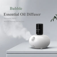 Bulle d'huile pure sans eau montée sur voiture diffuseur d'huile essentielle automatique domestique Rechargeable silencieux Mini nébuliseur de voiture Portable
