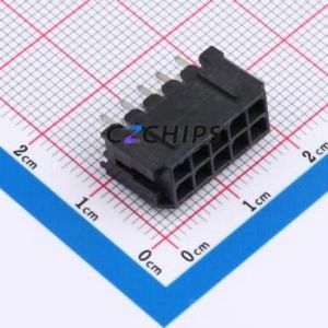 BX-MX3.0-2-5PZZ Wire-to-Board Pin Header Through hole Component (THT),P=3mm Connector 2x5P 3mm Through Hole Micro-Fit (MX 3.0) - Product Image 1