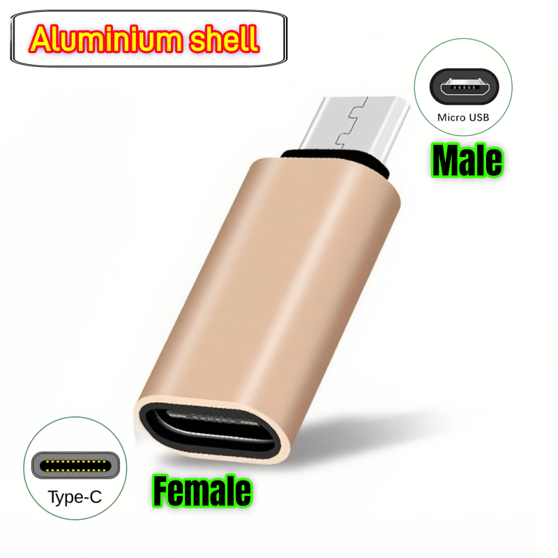 Aluminium Shell Type-C F to Micro
