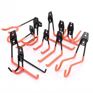 Slip <b>Hook</b> Carbon Steel Black Orange Gravity <b>Hook</b> For Outdoor Garden <b>Tool</b> Bicycle Storage Warehouse Organizer - Product Image 1