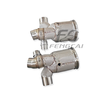 Tuyau d'échappement OEM Valvetronic Performance Downpipe pour Porsche 911 GT2 RS 3.8T 2018+ SS304 Amélioration de puissance 100% compatible