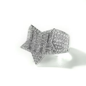 Anillo <span class=keywords><strong>de</strong></span> Cinco Estrellas <span class=keywords><strong>de</strong></span> Hip Hop <span class=keywords><strong>Rock</strong></span>, Anillo <span class=keywords><strong>de</strong></span> Lujo con Circonitas para Hombre, Anillo <span class=keywords><strong>de</strong></span> Cinco Estrellas con Pedrería para Mujer, Accesorios <span class=keywords><strong>de</strong></span> Joyería para Bodas y Fiestas, Venta al por Mayor - Product Image 2