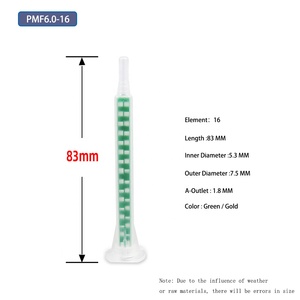 כידון סטטי ערבוב זרבובית Dispenser פלסטיק אפוקסי AB מחסניות דבק אקדח מיקסר צינור - Product Image 2