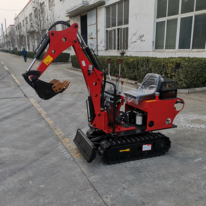 7.0kw Miniature Crawler Type Rotary <b>Drilling</b> Fully Automatic Hydraulic Shed 800KG <b>Mini</b> Excavator Bulldozer - Product Image 2