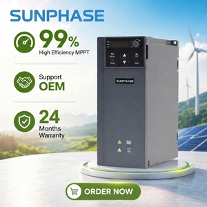 Soluzione Solare All-in-One Sunphase per Pompaggio 0.75KW 1HP 3HP 220V con Inverter Solare MPPT 99% AC <span class=keywords><strong>DC</strong></span> a Tensione Ampia per Irrigazione - Product Image 1