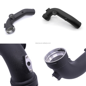 Kit de tuyau d'admission turbocompressé en aluminium F80 <span class=keywords><strong>F90</strong></span> M3 Downpipe Charge Pipe compatible avec <span class=keywords><strong>BMW</strong></span> E82 E88 135i <span class=keywords><strong>335i</strong></span> Z4 E89 N54 - Product Image 2