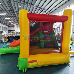 Castillo inflable comercial para niños con tobogán para fiestas al aire libre - Product Image 3