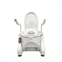 Chaise de toilette électrique Ukom UC-TL-18-A8 avec élévateur pour patients handicapés