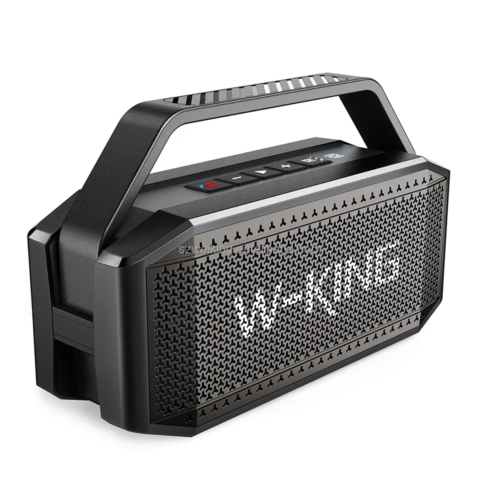 Original W-KING Portable waterproof Bluetooth speaker music boombox with mic hands free functions