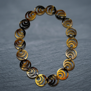 Collar de Cadena de Cuerno de Búfalo Ecológico al por Mayor, Estilo Moderno y Lindo, para Celebraciones de Aniversario, 90cm, 80-100g, Unisex, Personalizable - Product Image 3