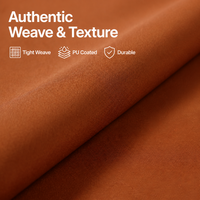 Tissu polyester uni enduit PU 450Dx10S imperméable et résistant à l'abrasion pour sacs, valises, tentes, chaussures et poussettes