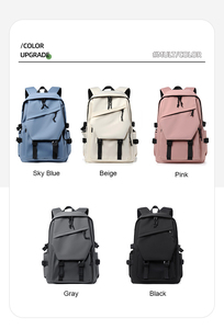 Zaino per Laptop Multi-Scomparto Impermeabile, Borsa Scolastica di Alta Qualità in Nylon per Studenti di Scuola Superiore e Università, Uomini e Donne - Product Image 5