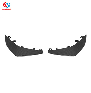 Lèvre de pare-chocs avant en plastique couleur fibre de carbone compatible avec Chevrolet <span class=keywords><strong>Corvette</strong></span> <span class=keywords><strong>C8</strong></span> <span class=keywords><strong>Z06</strong></span>, séparateur de lèvre de pare-chocs avant <span class=keywords><strong>2023</strong></span>+ - Product Image 6