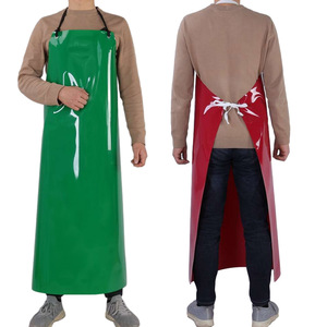 Waterproof TPU <b>Apron</b> Extra Long Thick Solid Color For Food Industry Work Suit Adult Use - Product Image 5