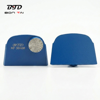 Outil diamanté sinterisé Lavina pour meuleuse de sols, segment unique trapézoïdal, outils diamantés Lavina