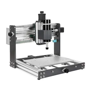 Mini Cnc 3018plus3.0 con máquina de grabado con cabezal láser Fresadora Pcb para impresión láser de madera Láser de fibra de cuero Acrílico