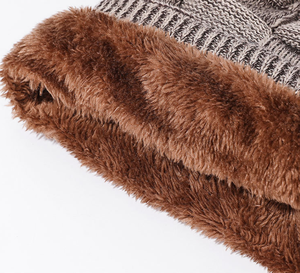 Ensemble chaud pour <span class=keywords><strong>homme</strong></span> pour l'hiver : <span class=keywords><strong>bonnet</strong></span>, masque, gants, cache-cou, écharpe, accessoires décontractés pour l'extérieur et le quotidien - Product Image 3