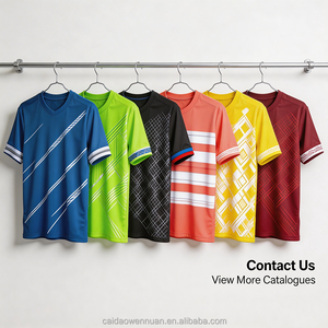 Seragam Sepak Bola Unisex Desain Baru, Modis, Bahan Anti Lembap dan Bernapas, Kaos Olahraga yang Dapat Disesuaikan - Product Image 6