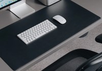 Groot 60*35cm roze lederen bureau-onderlegger voor gaming, computer, laptop, bescherming voor het schrijven