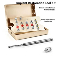Kit d'extraction de vis d'implant dentaire Mr.Den, ajustement universel pour la plupart des systèmes d'implants, extracteur de vis cassées pour dilatateur osseux