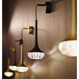 Applique Murale LED en Cuivre et Cristal de Style Nordique pour Hôtel, Restaurant, Chambre à Coucher, Éclairage Décoratif - Product Image 4