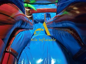 Creatieve Opblaasbare Waterglijbaan Met Ingebouwde Trampoline Combinatie Voor Volwassenen En Kinderen Bounce Huis Combinatie Te Koop - Product Image 5