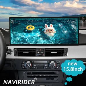 Lecteur vidéo Android 15 DSP AHD 15,8 pouces pour tableau de bord, écran GPS stéréo Navi compatible BMW, autoradio CarPlay avec garantie d'un an - Product Image 1