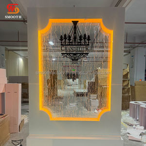 แถบไฟประดับงานแต่งแบบเรียงซ้อนหลายชั้นทำจากอะคริลิคขนาดใหญ่แบบสั่งทำสำหรับตกแต่งงานแต่งงานแบบมาใหม่ - Product Image 1