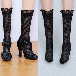 ถุงเท้าถุงน่องขนาดเล็กสำหรับ<span class=keywords><strong>บ</strong></span>้านตุ๊กตาทำด้วยมือขนาด1/6สำหรับตุ๊กตา BJD ของเล่นแ<span class=keywords><strong>บ</strong></span><span class=keywords><strong>บ</strong></span>นุ่มเหมาะกับตุ๊กตา blyth และตุ๊กตาขนาด1/6อื่นๆ - Product Image 2