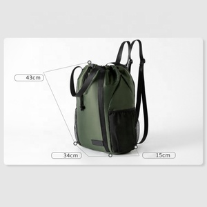 Mochila Deportiva Unisex Portátil para Senderismo al Aire Libre, Diseño Personalizado, Mochila con Cordón de Poliéster Oxford - Product Image 5