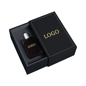 Tùy Chỉnh Lá Vàng Biểu Tượng Nước Hoa Từ Hộp Cứng Nhắc Sang Trọng Hương Thơm Hộp Với Bọt Chèn - Product Image 2