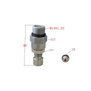 Válvula de Control Direccional Hidráulica Longerfa LNV04-21, Rosca de 1/2 Pulgada, Válvula de Descenso Manual para Uso con Aceite - Product Image 1