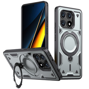 TPU + PC 360 ° Soporte de anillo giratorio Kickstand Cubierta de patrón de CD magnético para <span class=keywords><strong>Xiaomi</strong></span> 14T/14T <span class=keywords><strong>PRO</strong></span> Soft TPU PC Funda de teléfono a prueba de golpes - Product Image 4