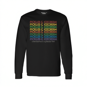 PICKLES AND ICECREAM T-shirt a maniche lunghe Premium di Comfort Foods - Product Image 2