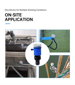 Cảm biến và đồng hồ đo mức chất lỏng công nghiệp siêu âm độ chính xác cao, phạm vi 0-15m, bảo vệ IP65, báo động mức chất lỏng - Product Image 3