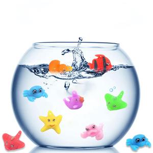 Jouets de pêche en gel souple TPR, poissons rouges et animaux marins, jouets flottants pour jeux aquatiques et pêche, jouet anti-stress - Product Image 5