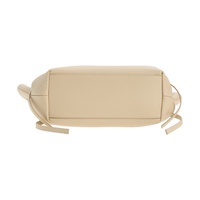 Sac seau en cuir grainé avec cordon de serrage, sac à main chic minimaliste, sac à bandoulière grande capacité